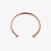 MK Precious Metal-Plated Sterling Silver Pavé Cuff Jacket Rose Gold